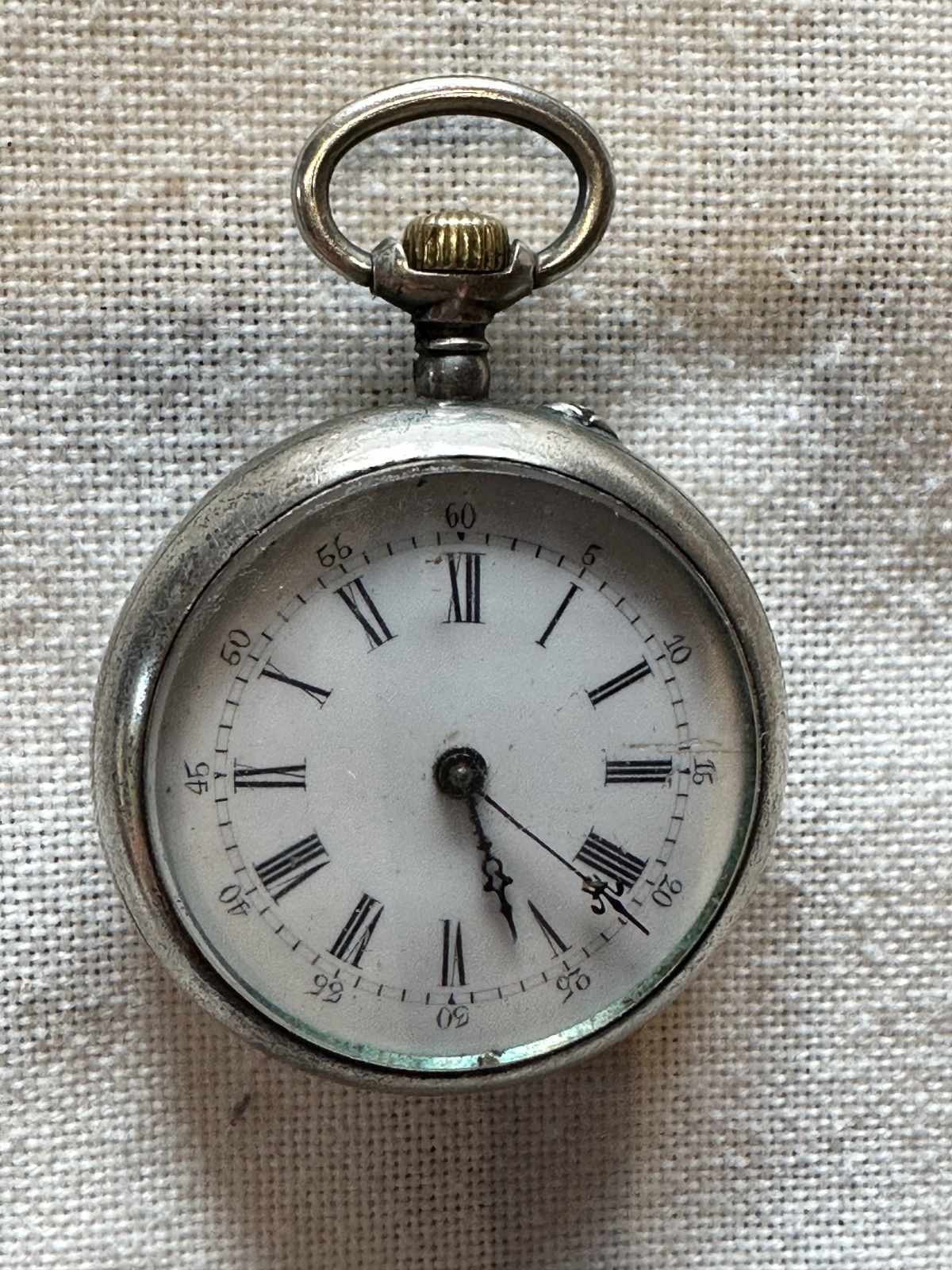 Antike Taschenuhr/Schützengrabenuhr