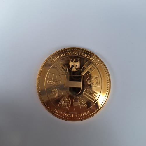 Münze, "100 Jahre Bundesland Wien". Gedenkprägung, Limitiert