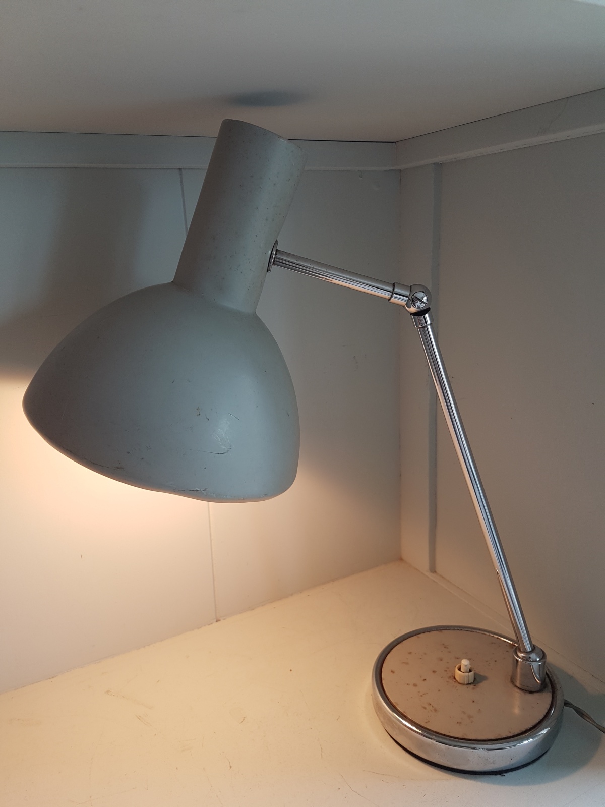 Stilux Italiaanse Vintage gepatineerde '50 desklamp