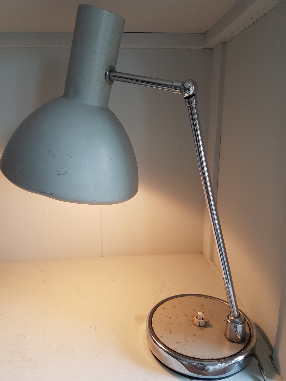 Stilux Italiaanse Vintage gepatineerde '50 desklamp