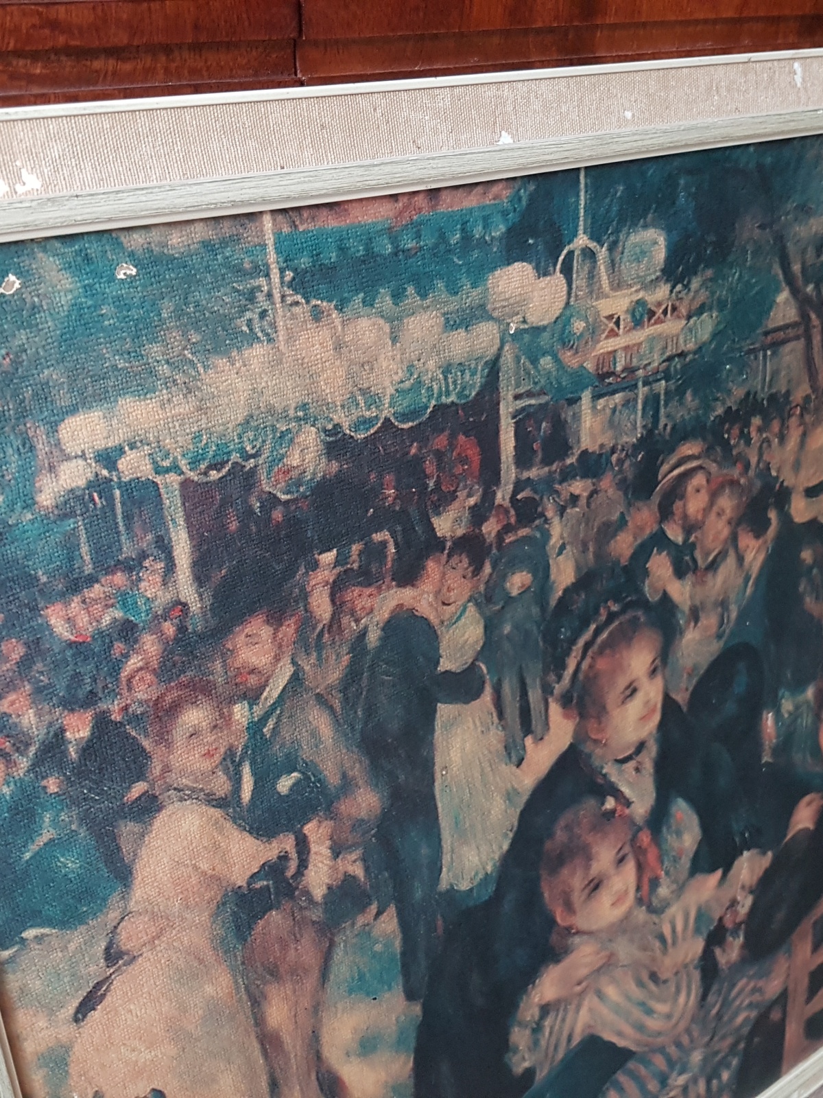 Bal du moulin de la Galette" van Pierre-Auguste Renoir Reconstructie
