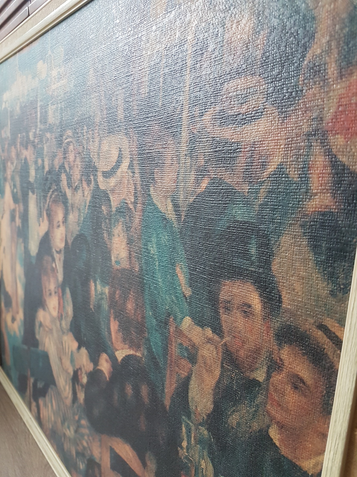 Bal du moulin de la Galette" van Pierre-Auguste Renoir Reconstructie