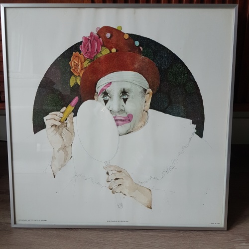 Ben Black - Prachtige Lithografie “Rose Chapeau” /1977 USA