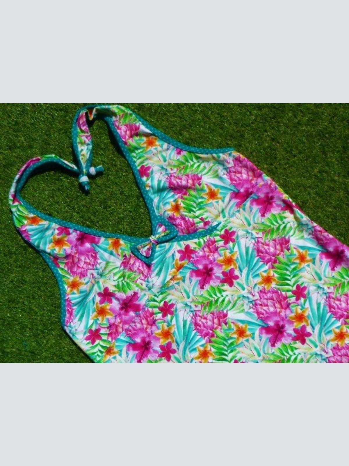 Neckholder Top Shirt Hawaii