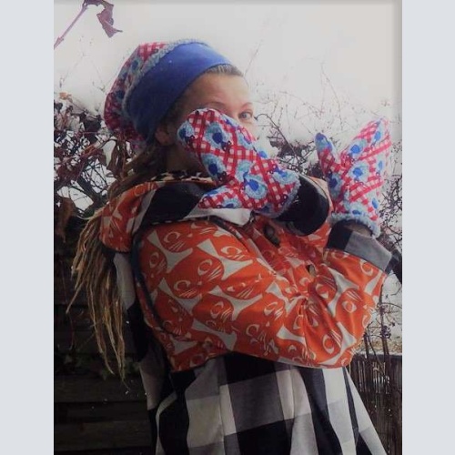 Fäustlinge Aschenputtel Hazel rot