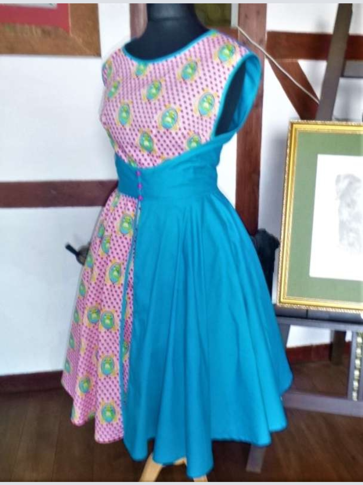 Rockabills Fiefties Kleid Frosch Arthur