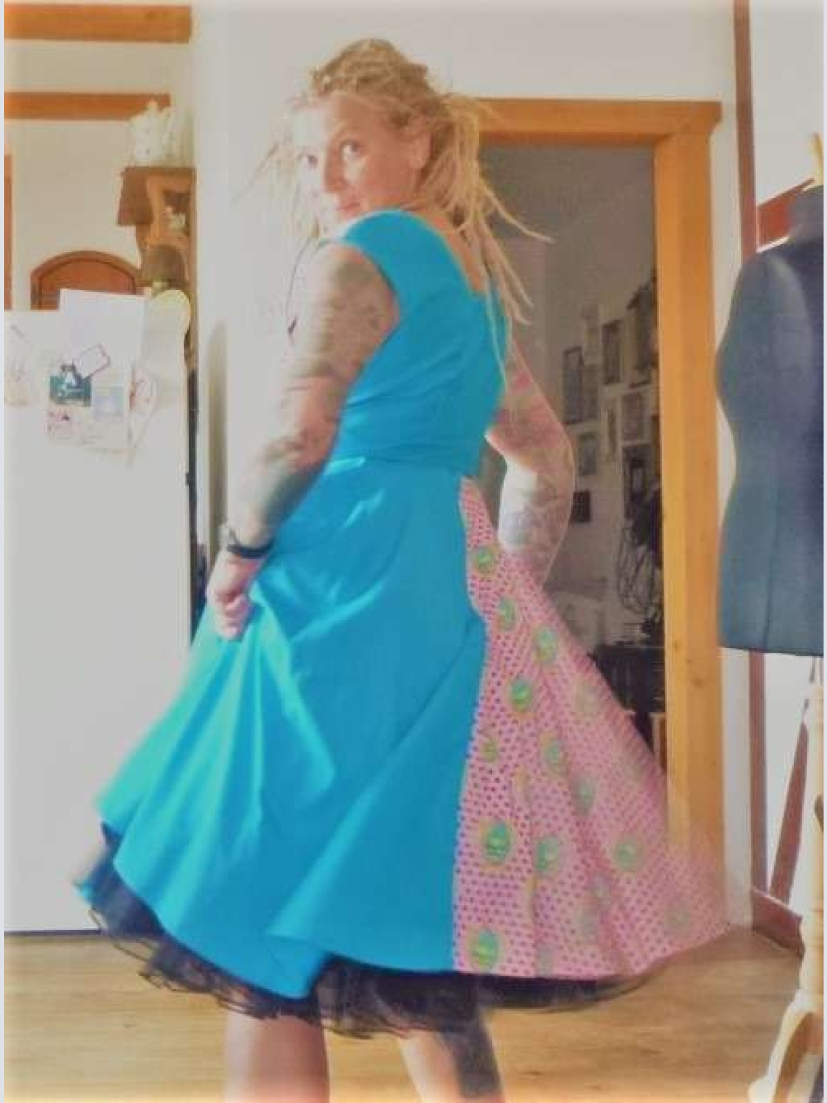 Rockabills Fiefties Kleid Frosch Arthur