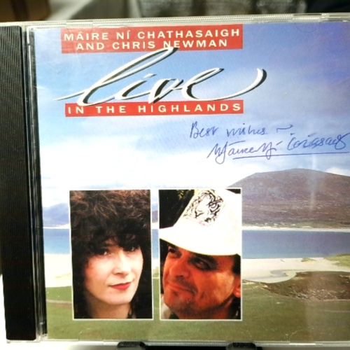 CD / Live in the Highlands Maire ni Chathasaigh and chris Newman