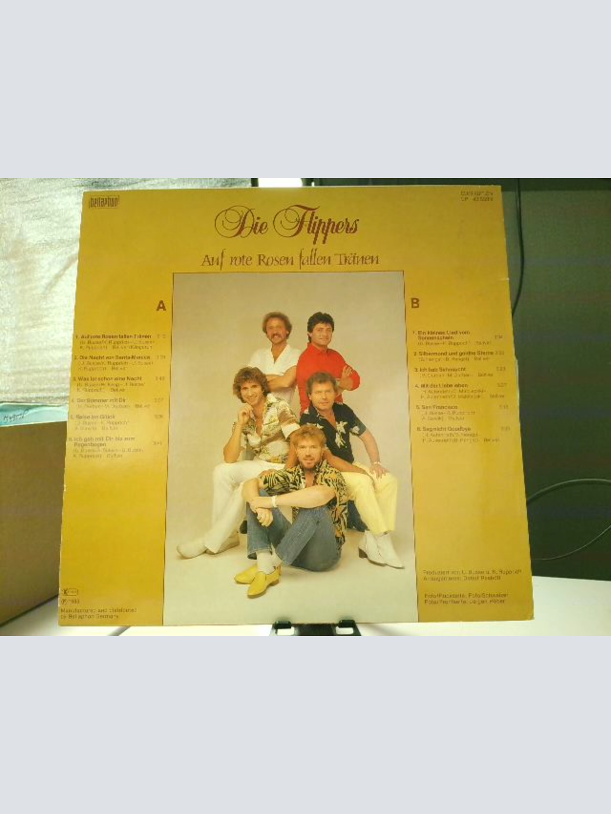 LP / Die Flippers – Auf Rote Rosen Fallen Tränen