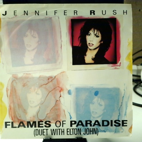 SINGLE / Jennifer Rush Duet With Elton John – Flames Of Paradise