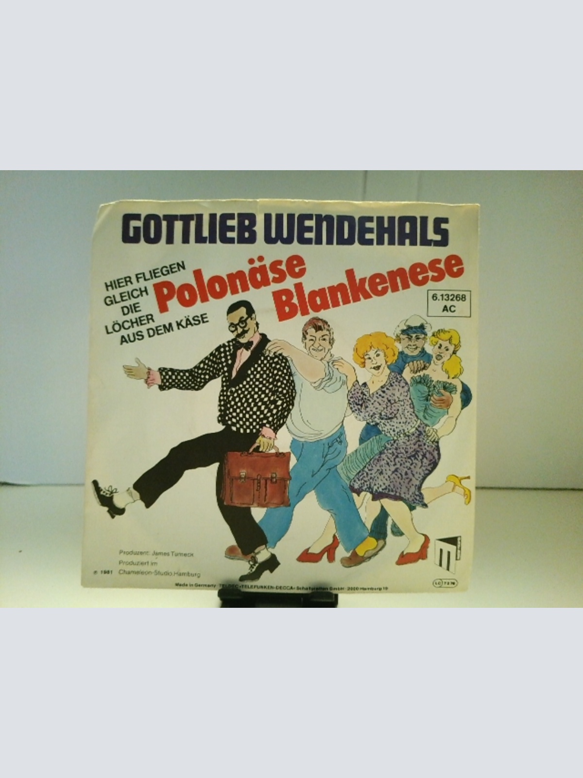 SINGLE / Gottlieb Wendehals – Polonäse Blankenese (Hier Fliegen Gleich Die Löcher Aus Dem Käse)