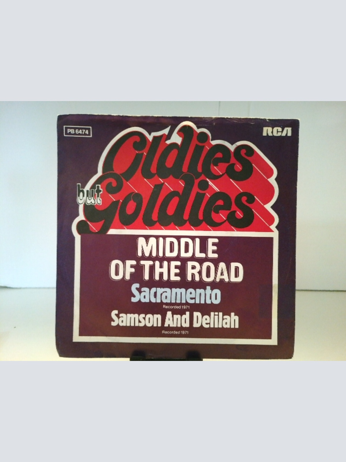 SINGLE / Middle Of The Road – Sacramento / Samson And Delilah