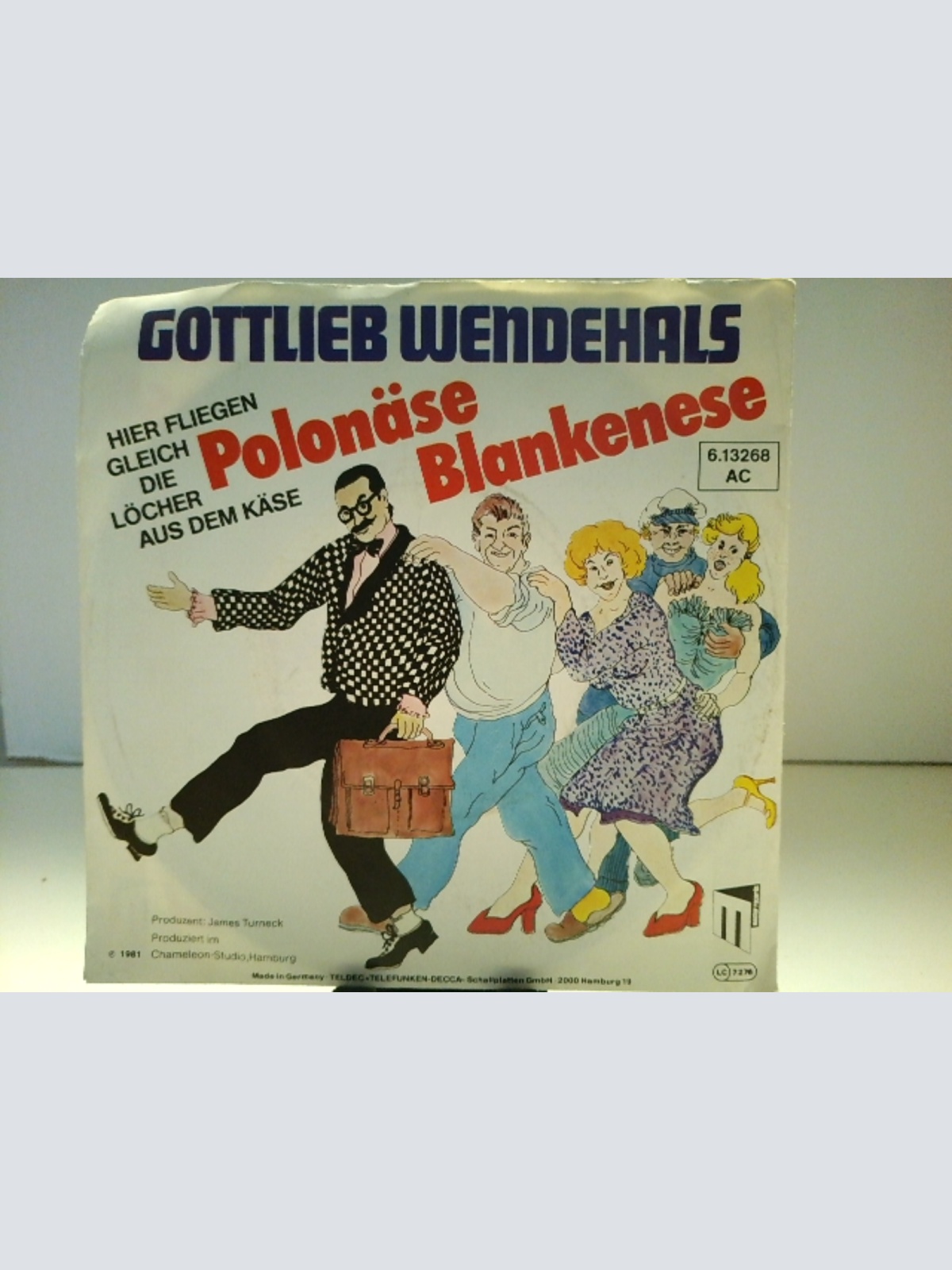 SINGLE / Gottlieb Wendehals – Polonäse Blankenese (Hier Fliegen Gleich Die Löcher Aus Dem Käse)