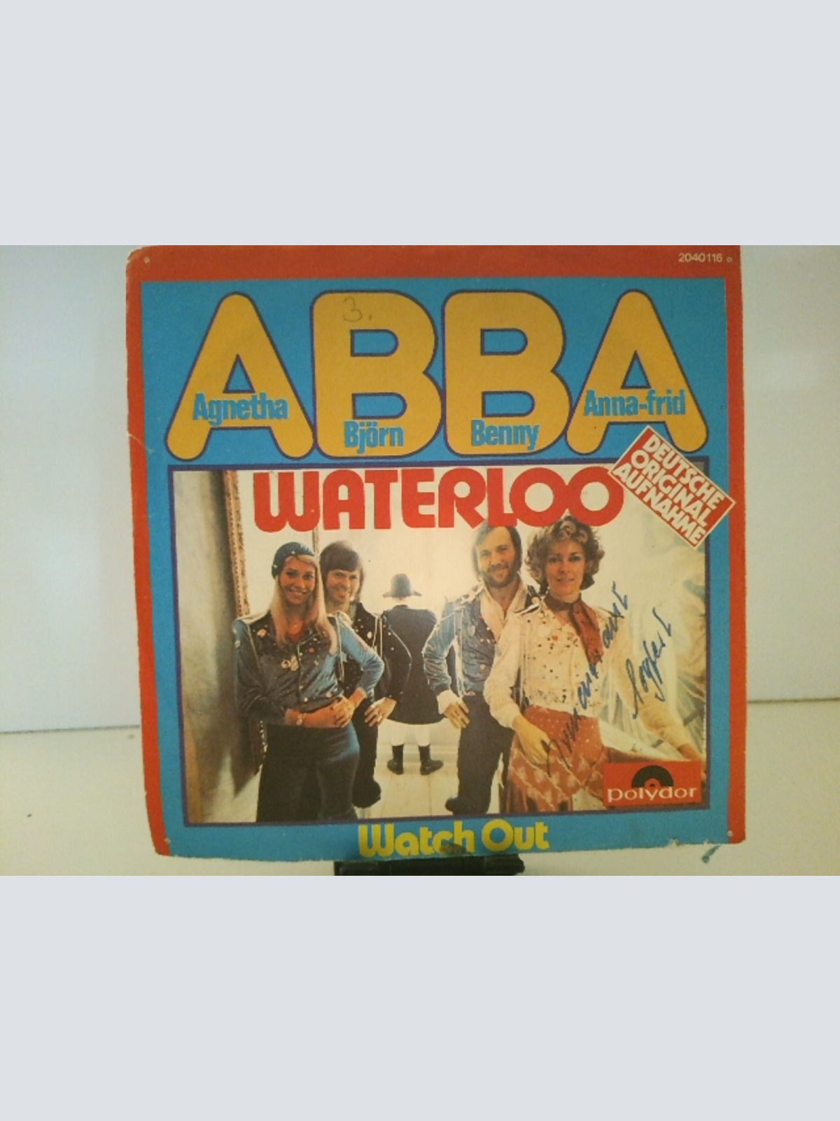 SINGLE / ABBA, Agnetha, Björn, Benny, Anna-frid* – Waterloo (Deutsche Originalaufnahme)
