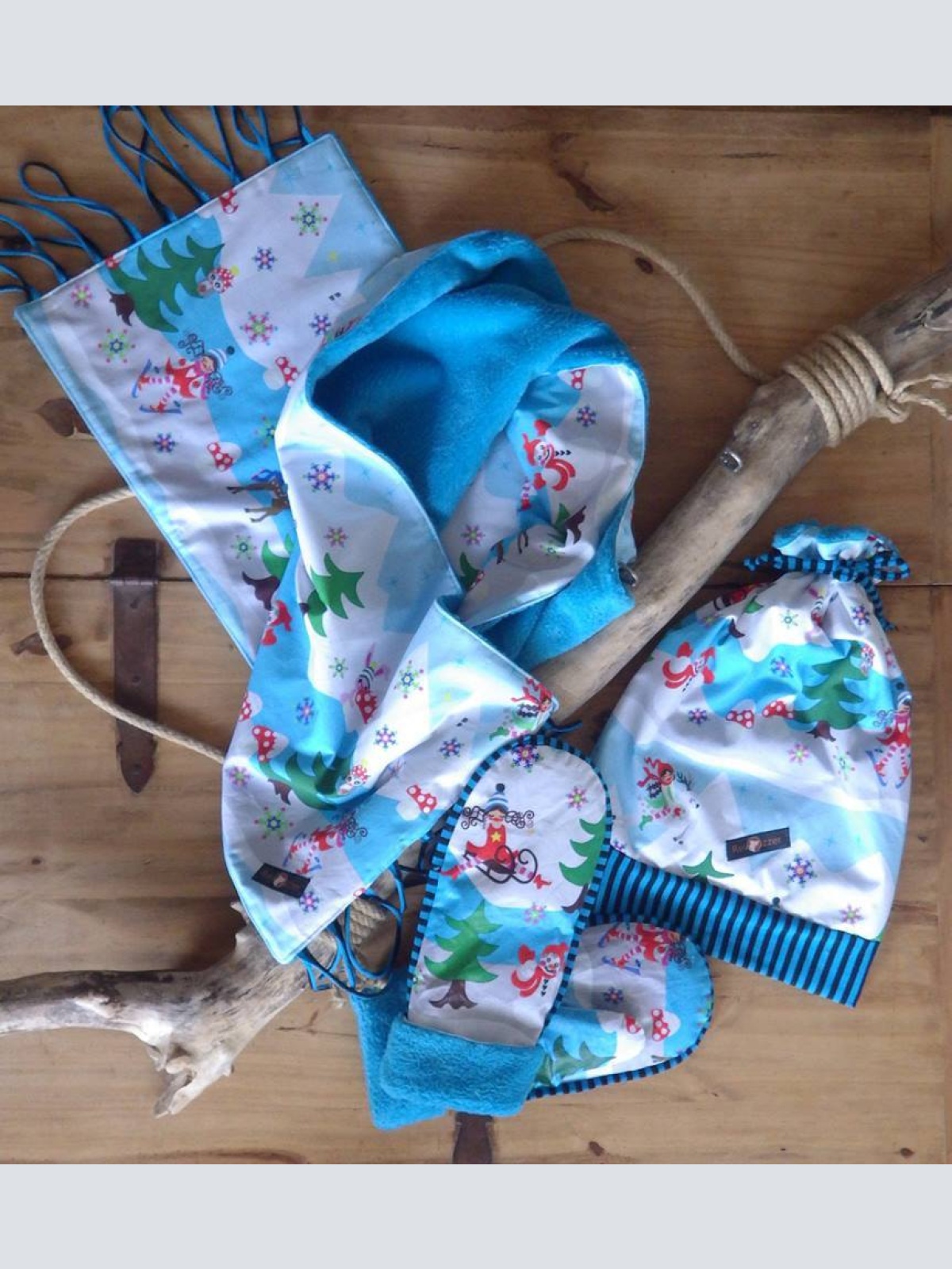 XL Schal Winterwunderwelt