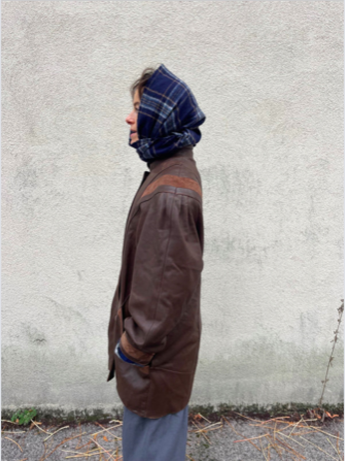 Keginapary Leatherjacket L Frühling Lederjacke Echt Leder braun Unisex Herren