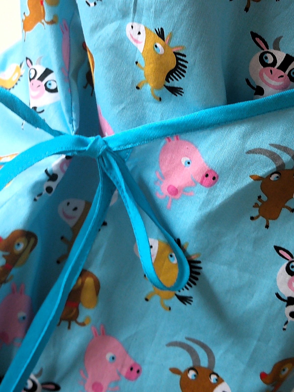 Wickelkleid Bauernhoftiere Ethno Hippie Alternativ Mode Einheitsgröße