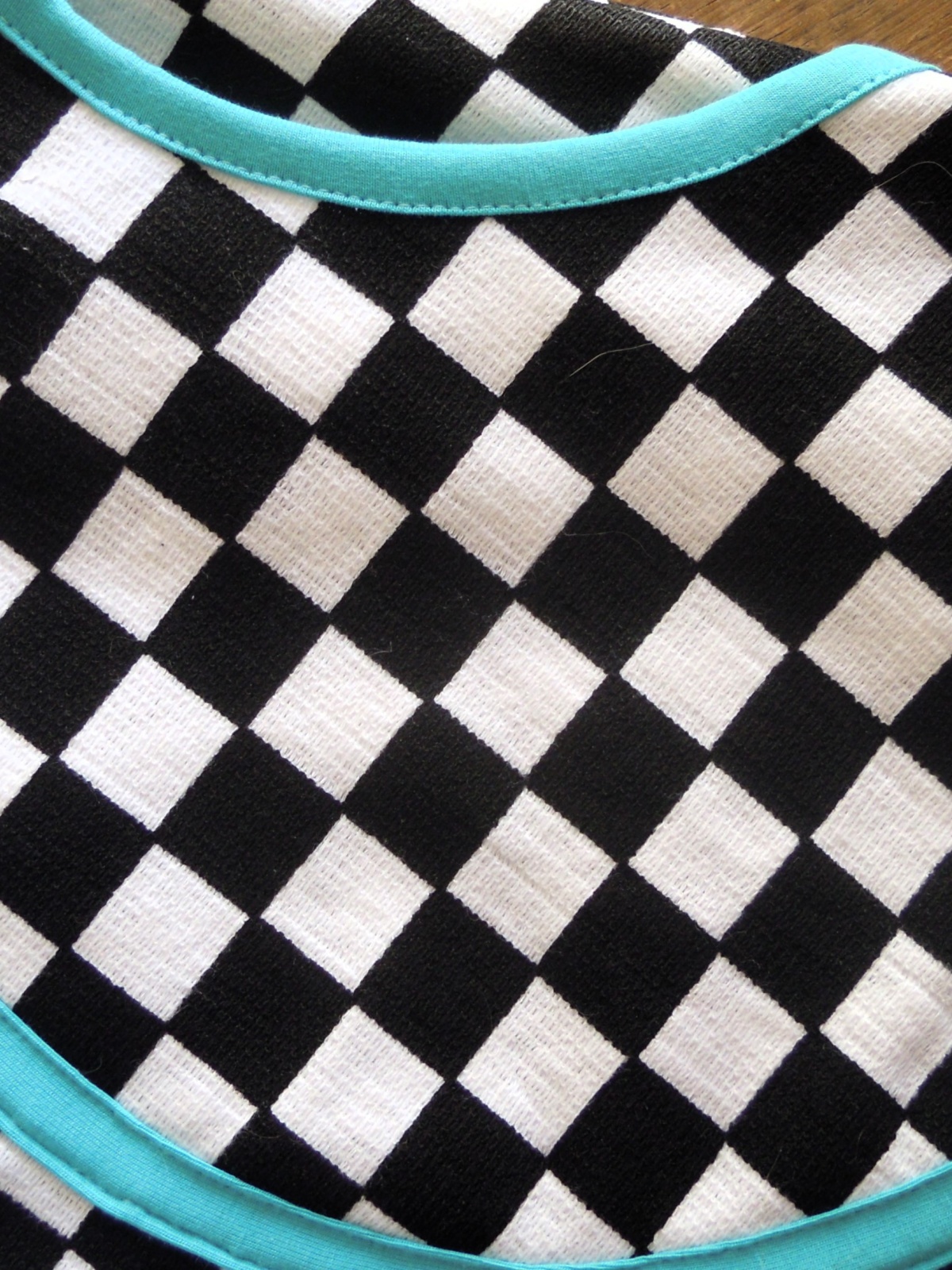 Jumpsuite Jumper Overall "Karo schwarz/weiß" im Haremslook Einheitsgröße Unisex