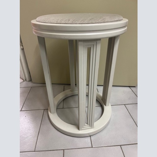 Hocker rund /weiß (51)