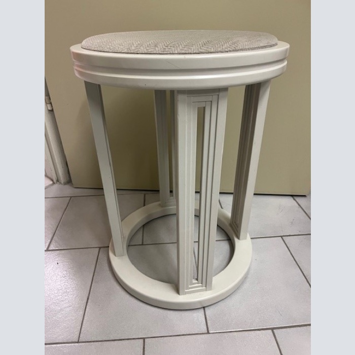 Hocker rund /weiß (51)