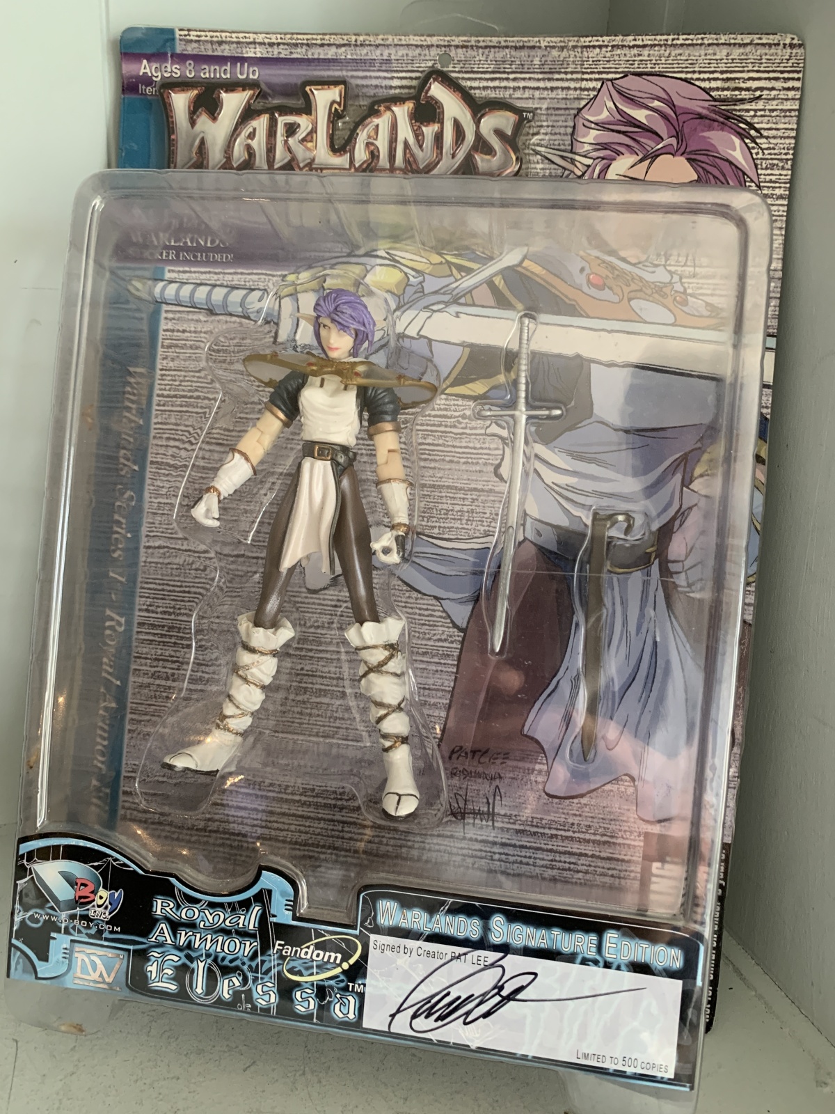 DREAMWAVE - Item#95004-S (Asst.#95100)SIGNED by PAT LEE Limited-Warlands Royal Armor Ellessa Vintage 2000