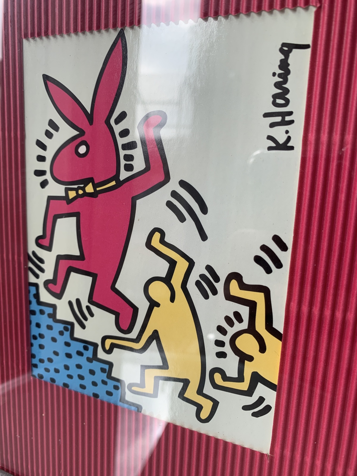 Keith Haring (1958-1990) - Bunny on the run