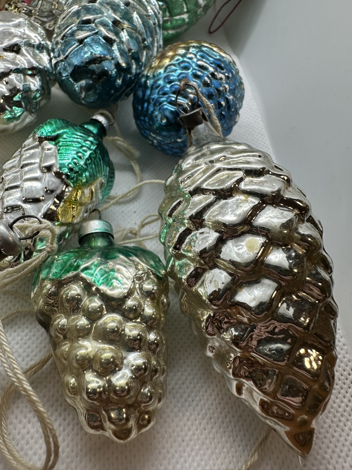 Konvolut vintage Christbaumschmuck