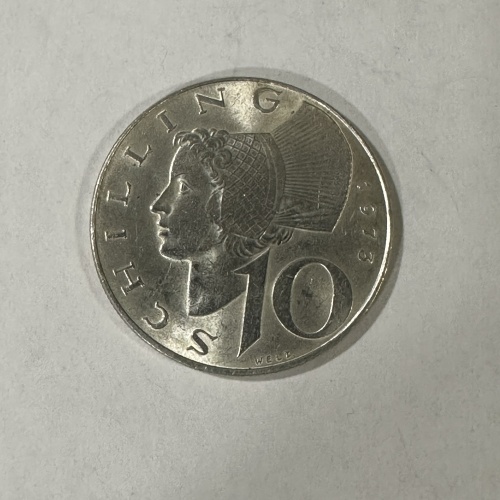 10 Schilling Münze Silber