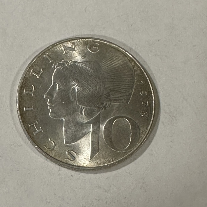 10 Schilling Münze Silber