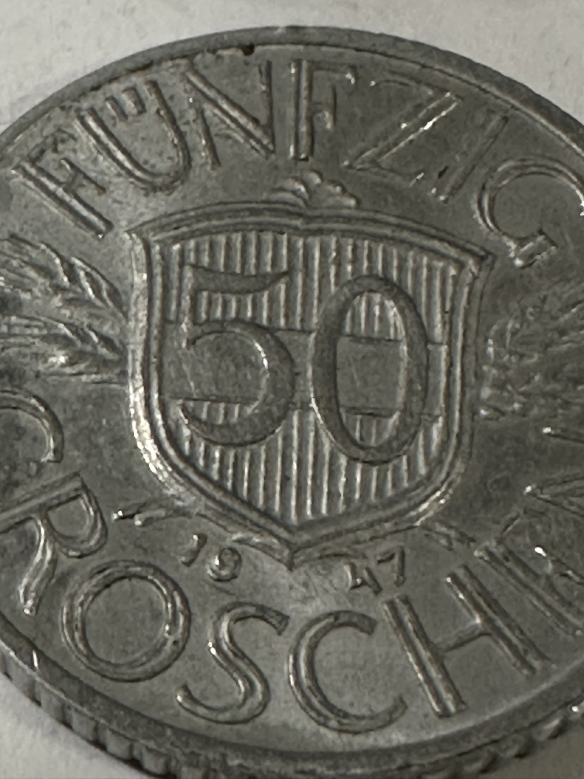 3 Münzen Österreich 1947