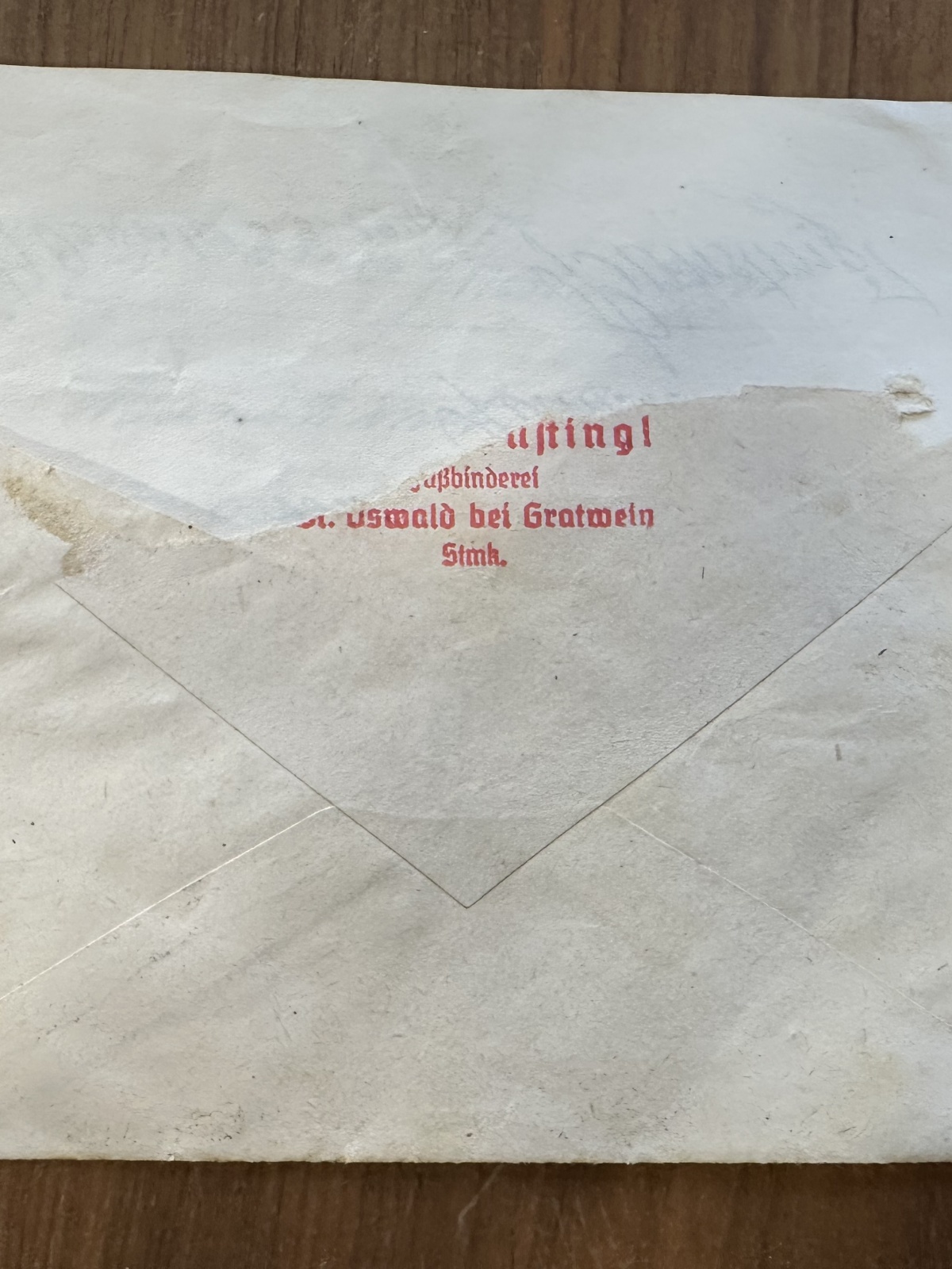 Einschreibe-Brief von 1948