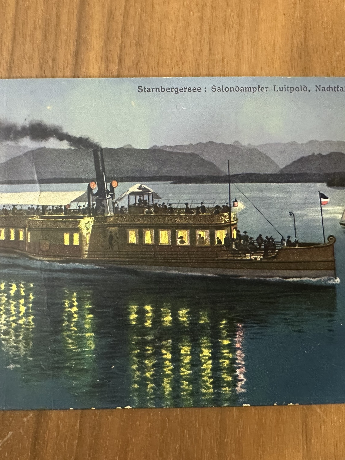 AK Starnbergersee Salondampfer 1914