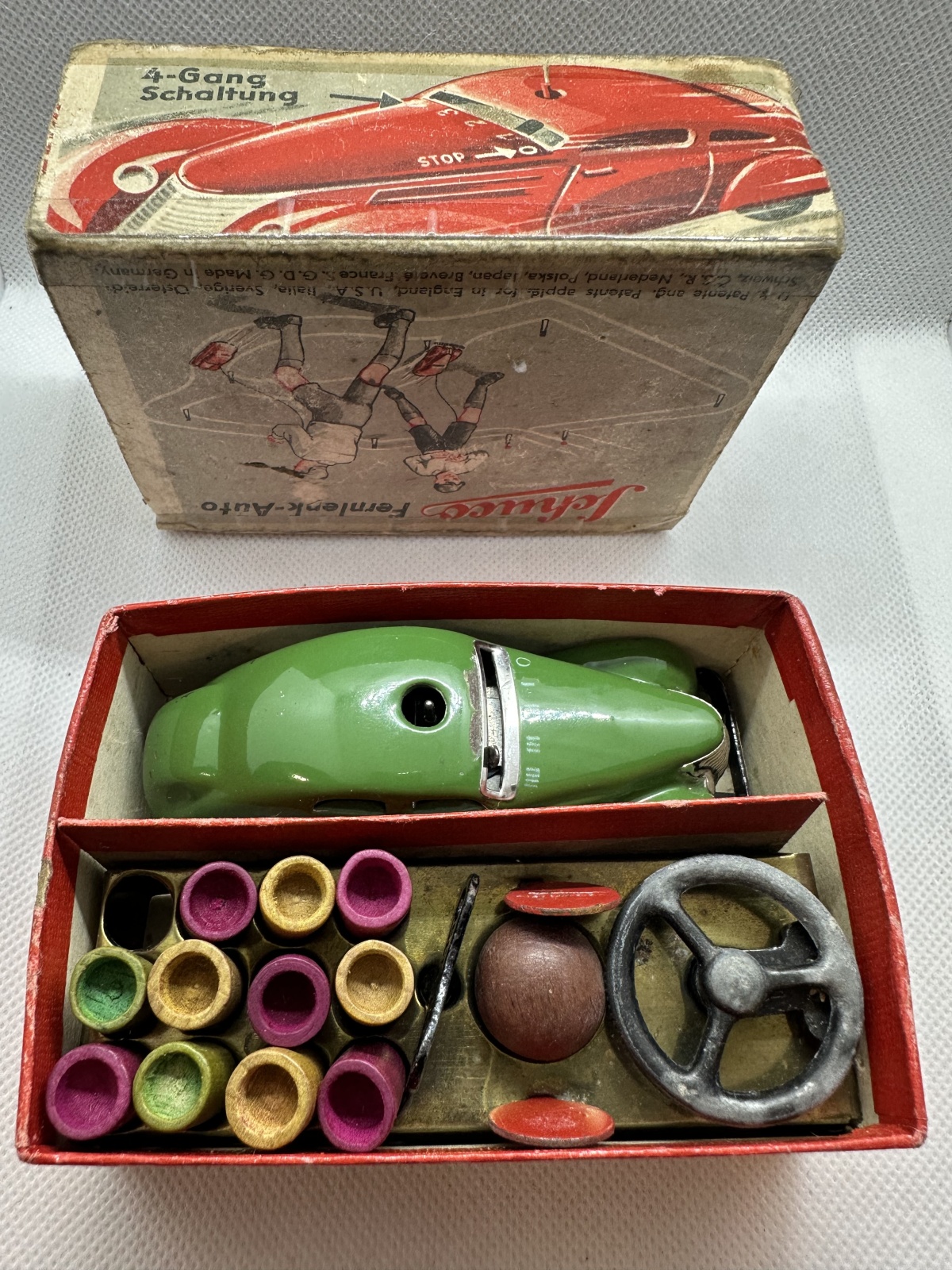 Schuco 3000 Patent Vorkrieg Germany Blechauto - funktioniert!