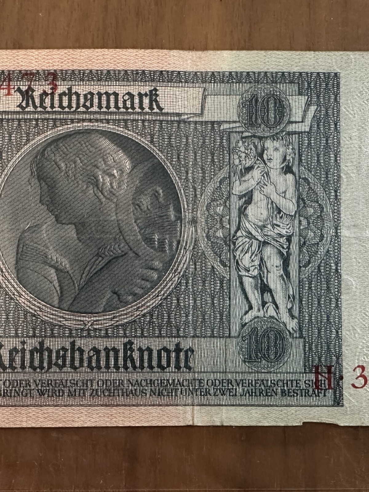 10 Reichsmarkbanknote