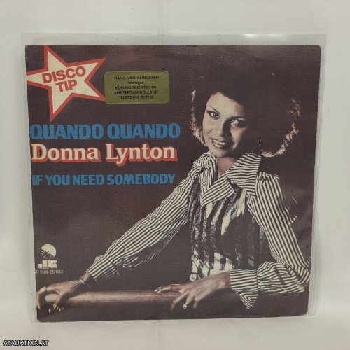 SINGLE / Donna Lynton – Quando Quando
