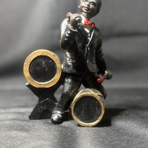 Antik Schlagzeugerfigur