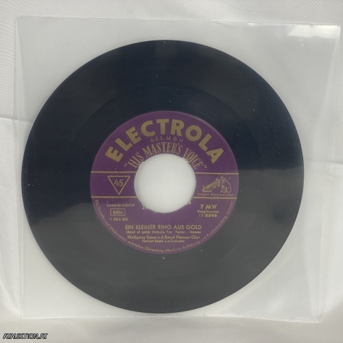 SINGLE / Wolfgang Sauer U.D. Bernd Hansen-Chor – Ein Kleiner Ring Aus Gold / Ding-Dong-Ding