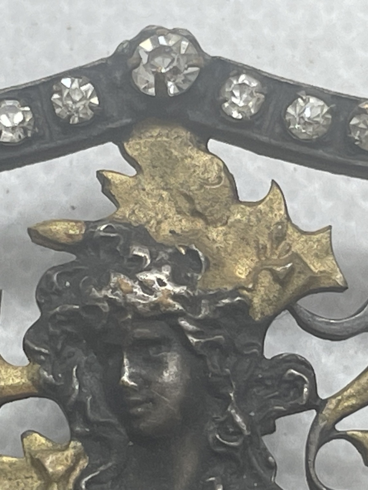 Wunderschöne antike Gürtelschnalle Jugendstil