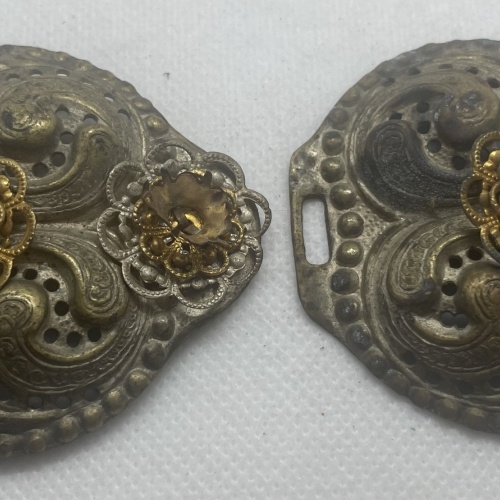 Jugendstil Gürtelschnalle fehlerhaft