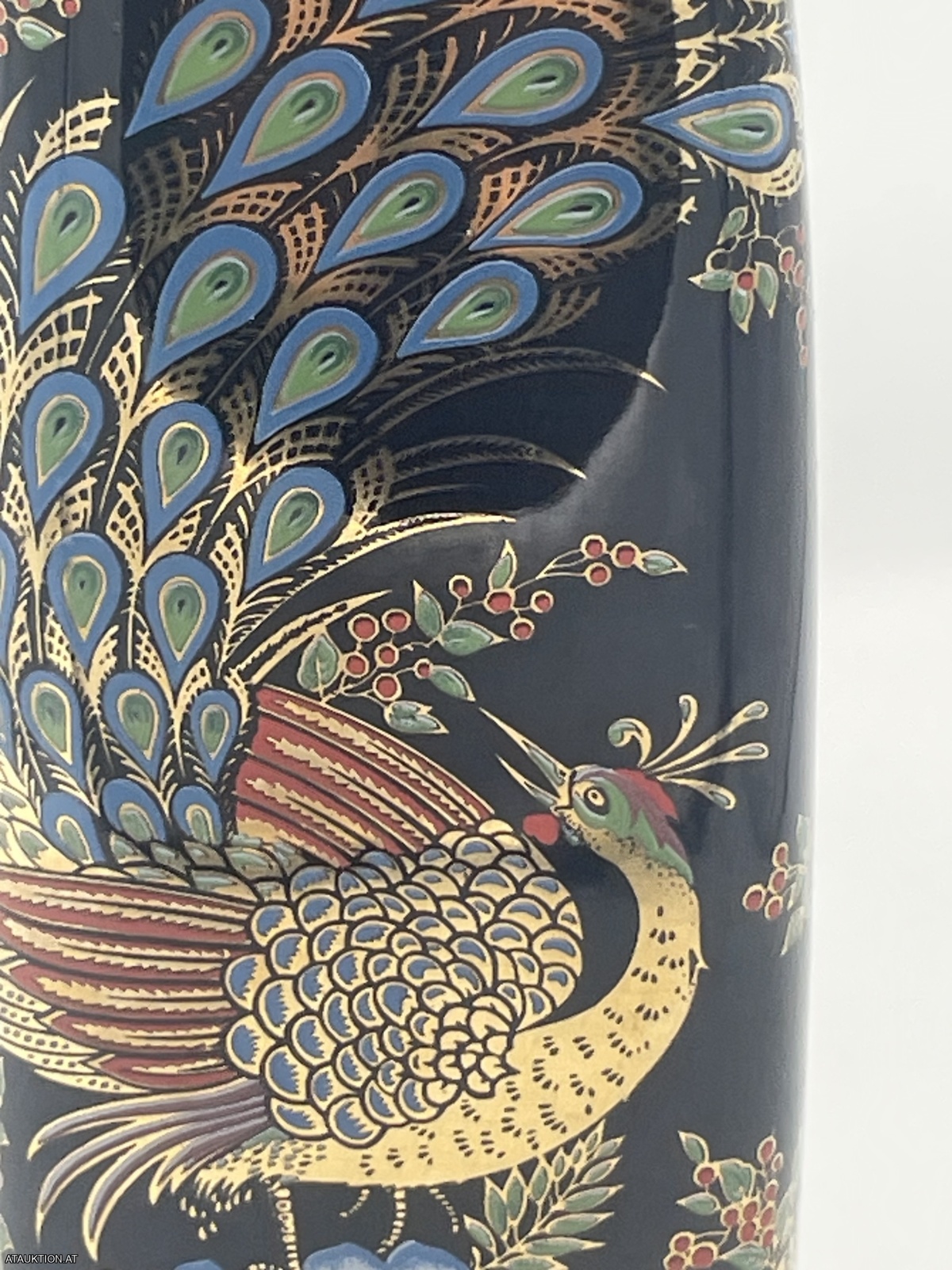 Vintage Vase 24 k Gold Greece