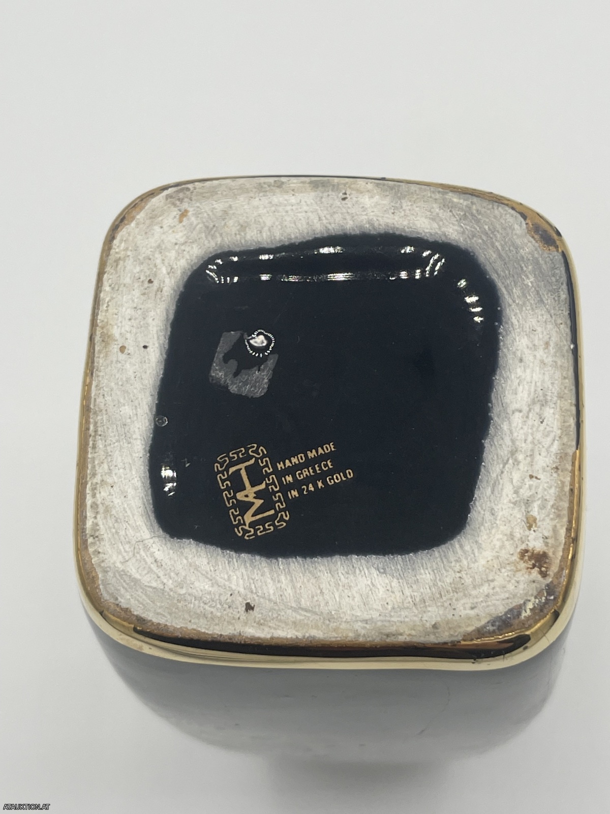 Vintage Vase 24 k Gold Greece