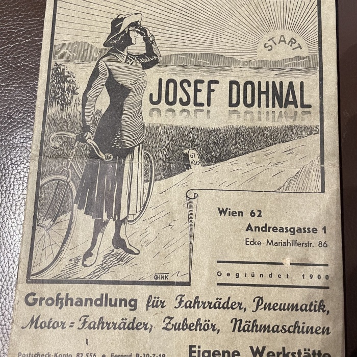 Josef Dohnal Wien Katalog Saison 1939