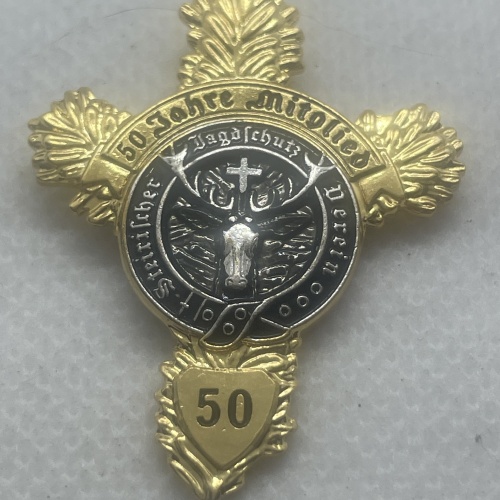 Anstecknadel Jagdabzeichen 50 Jahre Mitglied