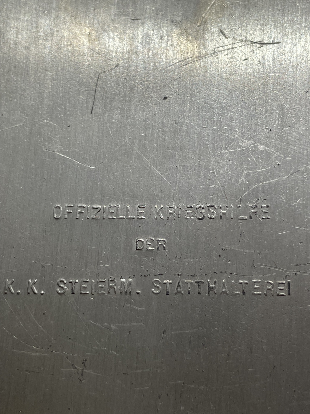 Wandplakette 1914 Kriegsjahre 1918