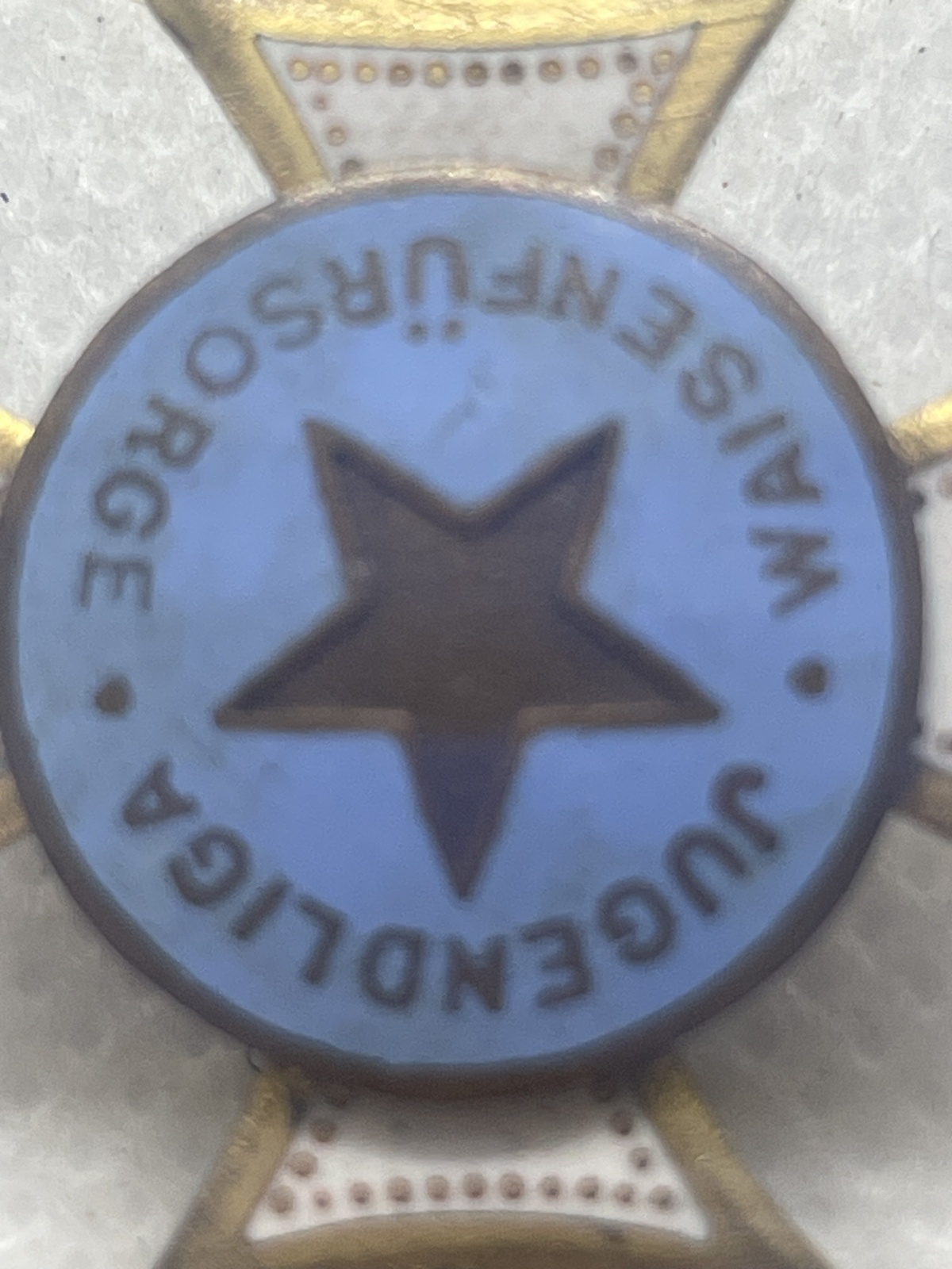 Altes Abzeichen Waisenfürsorge Jugendliga