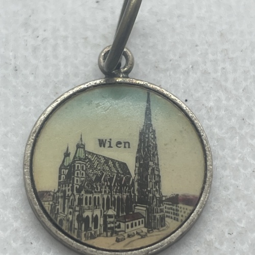 Antiker Anhänger Wien Stephansdom 1908