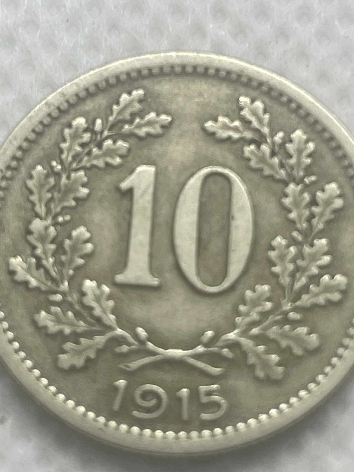 10 Heller Münzen Österreich 1915 u. 1916