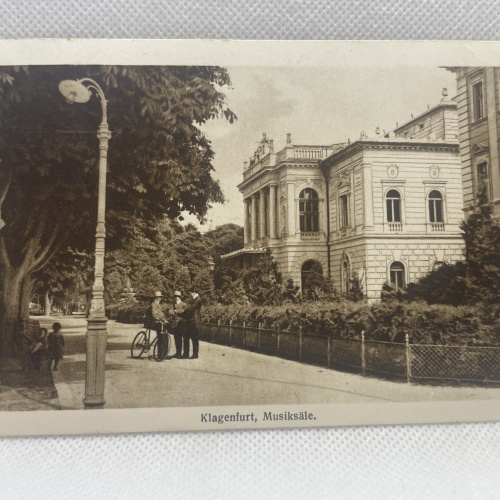 AK Klagenfurt Musiksäle 1917