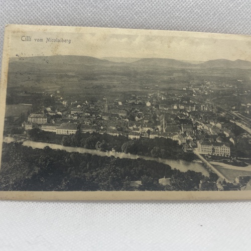 AK Cilli vom Nicolaiberg 1913 (Slowenien, Celje)