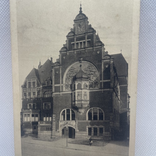 AK Leibzig Buchgewerbehaus 1914